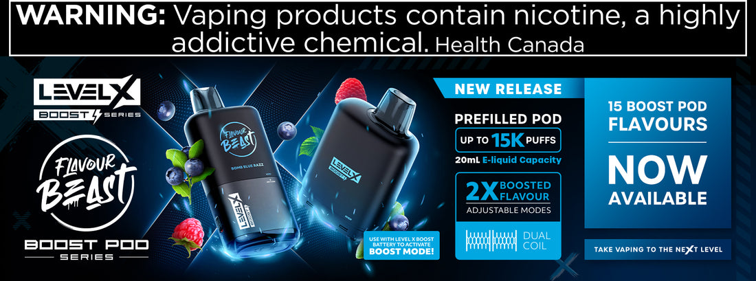 LEVEL X G2 BOOST SERIES PODS : FLAVOUR BEAST & DRIP'N | 25K PUFFS, 20mL