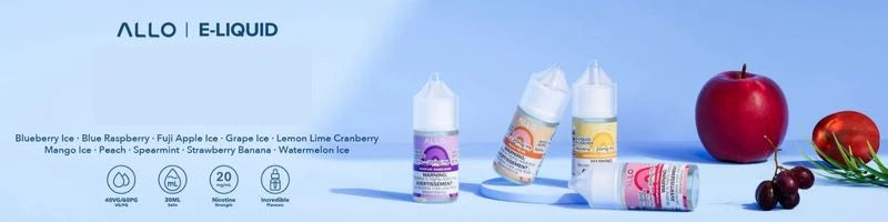 Allo Nic-Salt E-Liquid Mister Vapor Allo Nic-Salt E-Liquid Mister Vapor