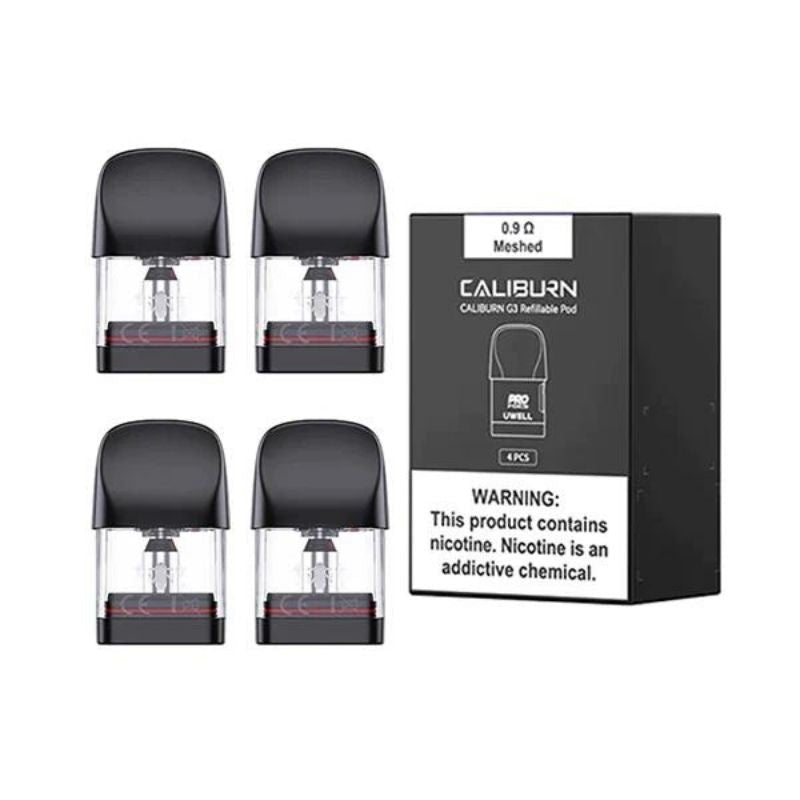 Uwell Caliburn G3/GPP 2mL Replacement Pods (CRC) - Refillable Pods - Mister Vapor