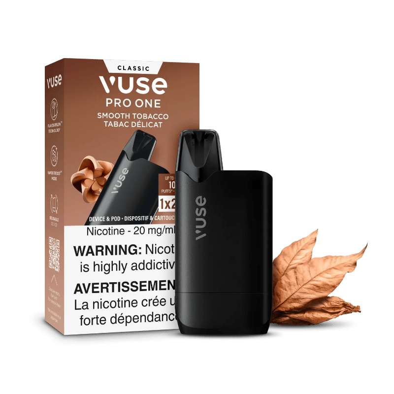 Vuse Pro One Kit - Smooth Tobacco - PODS - Mister Vapor