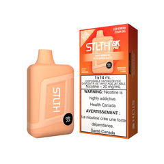 Boîte de glace jetable STLTH 8K Pro Pêche Mangue