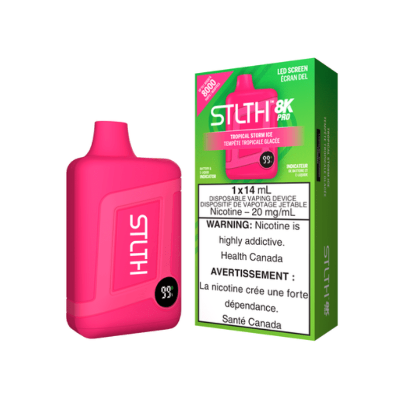 STLTH 8K Pro Tropical Storm Ice Disposable Box - DISPOSABLE - Mister Vapor