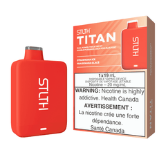STLTH Titan Pro (15K) Strawnana Ice Disposable Vape - DISPOSABLE - Mister Vapor