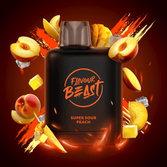 Level X G2 Boost Flavour Beast Pods - Super S.Peach Iced, 25k Puffs - Pods - Mister Vapor