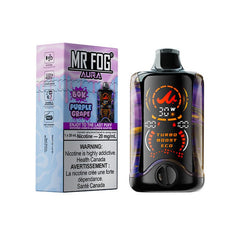Mr Fog Aura 60K Disposable Vape - Purple Grape - DISPOSABLE - Mister Vapor