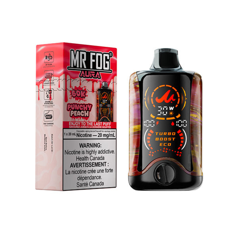 Mr Fog Aura 60K Disposable Vape - Punchy Peach