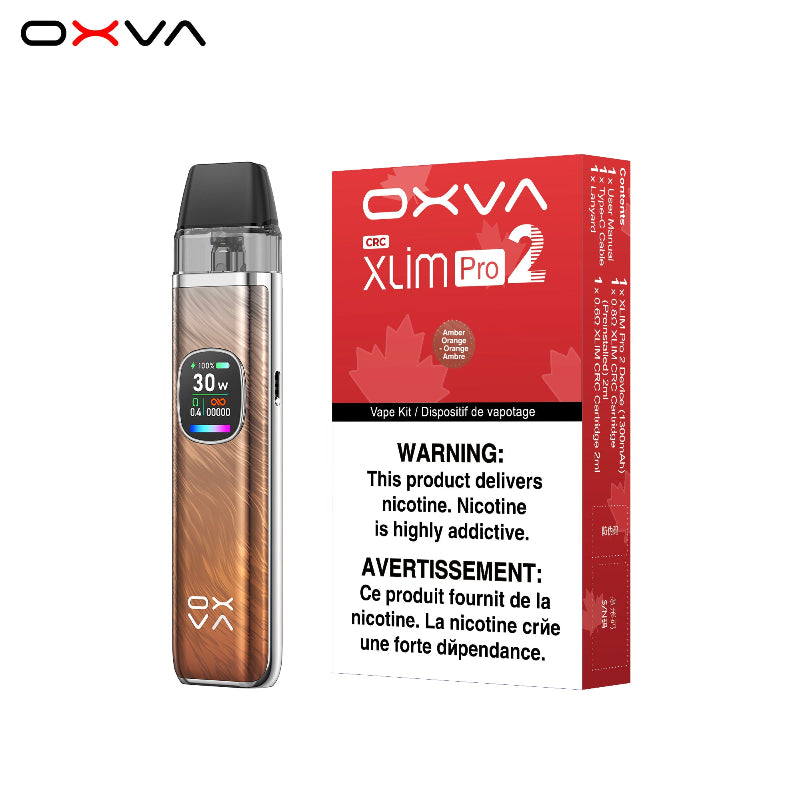Discover the new OXVA Xlim Pro 2 Starter Kit with a powerful 1300mAh battery lasting up to 4 days, a 0.56” HD color screen, and upgraded safety features. Shop now !