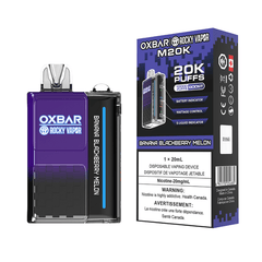 Oxbar M20K Banana Blackberry Melon Disposable Vape - DISPOSABLE - Mister Vapor