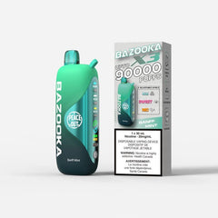 Bazooka 90K Banff Mint Disposable Vape - DISPOSABLE - Mister Vapor
