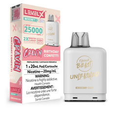 Level X G2 Boost Flavour Beast Pods - Cravin Birthday Confetti, 25k Puffs - Pods - Mister Vapor