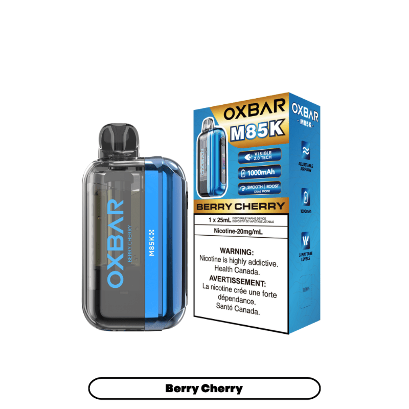 Oxbar M85K Berry Cherry Disposable Vape, 25mL - DISPOSABLE - Mister Vapor