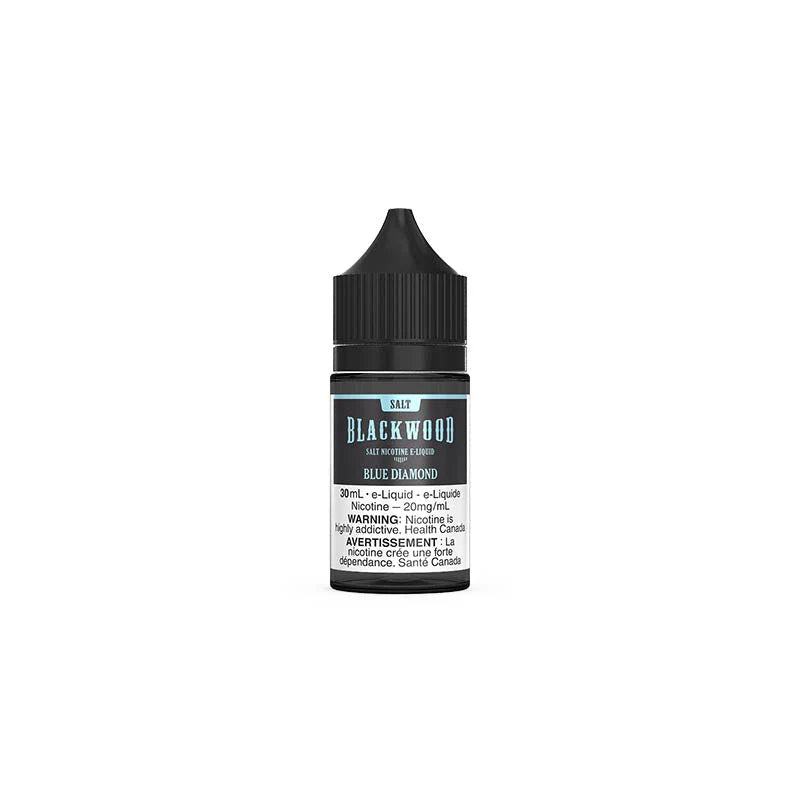 New Arrival! Blue Diamond by Blackwood nicotine salt vape juice featuring 20mg of nicotine strength and 50VG / 50PG, with tobacco and menthol notes. Buy Now!
