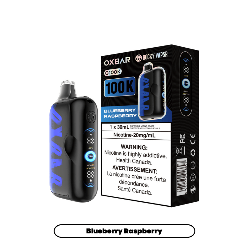 Oxbar G100k Disposable Vape - Blue Raspberry - DISPOSABLE - Mister Vapor