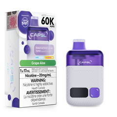 CAPSL 60k Grape Aloe Disposable Vape by Flavour Beast