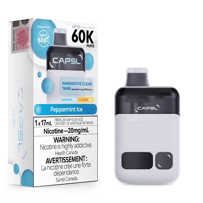 CAPSL 60k Peppermint Ice Disposable Vape by Flavour Beast - DISPOSABLE - Mister Vapor