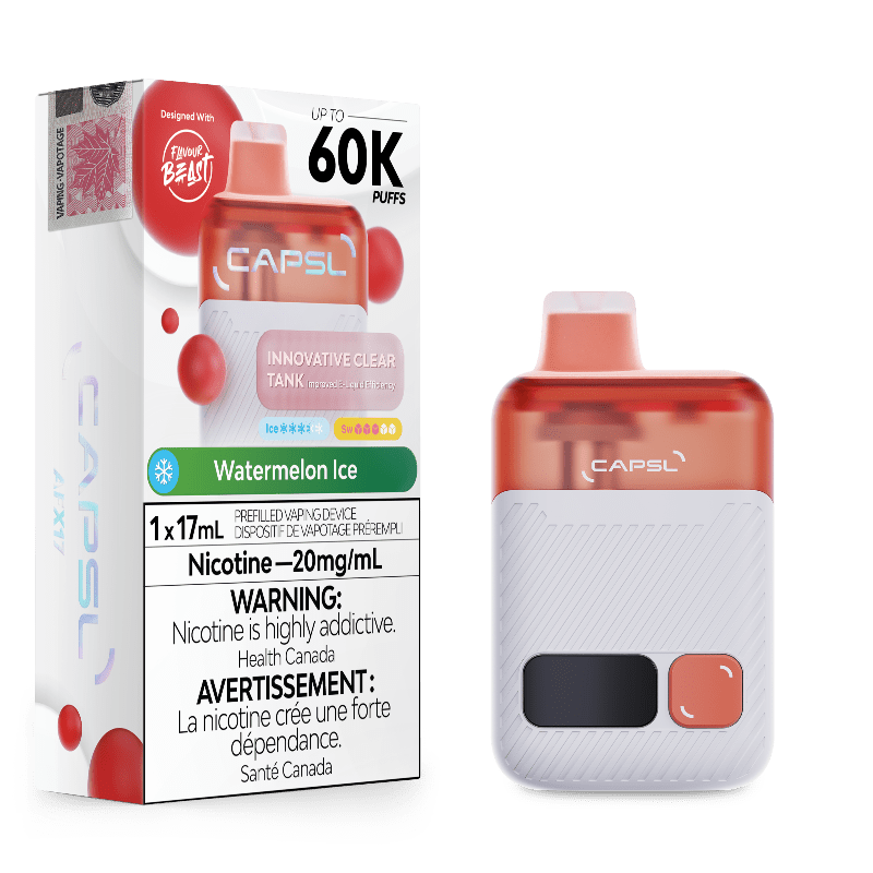 CAPSL 60k Watermelon Ice Disposable Vape by Flavour Beast - DISPOSABLE - Mister Vapor