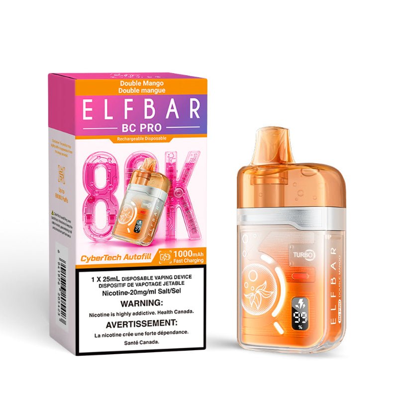 Elf Bar BC Pro 80K Disposable Vape - Double Mango - DISPOSABLE - Mister Vapor