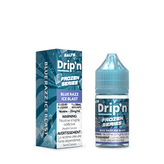 Drip'n Frozen Series Nicotine Salt 30mL - Blue Razz Ice - E-Liquid - Mister Vapor