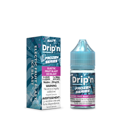 NEW RELEASE! ELECTRIC FRUIT BLAST ICE DRIP'N FROZEN SERIES E-LIQUID - 20mg/mL nicotine strength , 30ml e-liquid and 40vg/60pg ratio.Buy now at MV