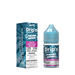Drip'n Frozen Series Nicotine Salt 30mL - Electric Fruit Blast Ice - E-Liquid - Mister Vapor