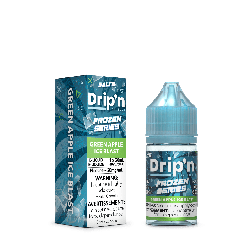 Drip'n Frozen Series Nicotine Salt 30mL - Green Apple Ice - E-Liquid - Mister Vapor