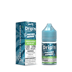 Drip'n Frozen Series Nicotine Salt 30mL - Green Apple Ice - E-Liquid - Mister Vapor