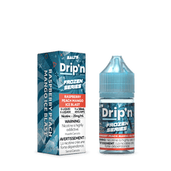 Drip'n Frozen Series Nicotine Salt 30mL - Raspberry Peach Mango Ice - E-Liquid - Mister Vapor