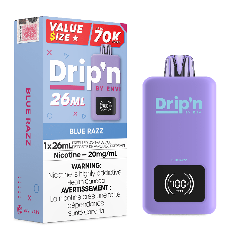 Drip'n 70k Value Series Disposable Vape - Blue Razz - DISPOSABLE - Mister Vapor