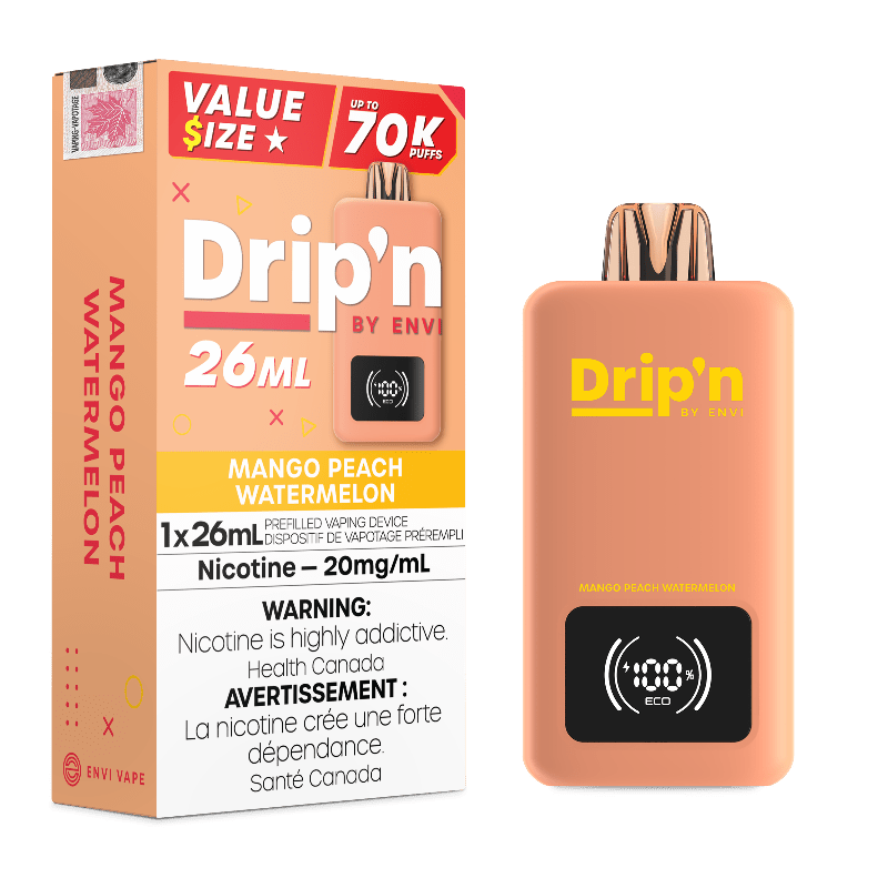 Drip'n 70k Value Series Disposable Vape - Mango Peach Watermelon - DISPOSABLE - Mister Vapor