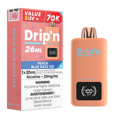 Drip'n 70k Value Series Disposable Vape - Peach Blue Razz Ice - DISPOSABLE - Mister Vapor