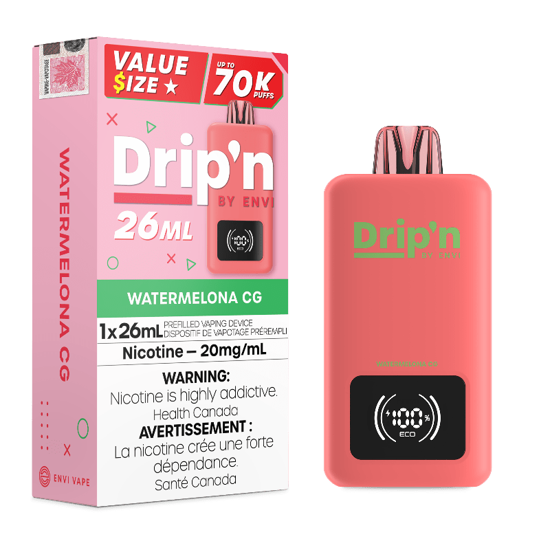 Drip'n 70k Value Series Disposable Vape - Watermelon CG - DISPOSABLE - Mister Vapor