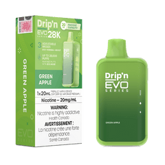 Drip'n EVO 28K Green Apple Disposable Vape - DISPOSABLE - Mister Vapor