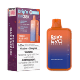 Drip'n EVO 28K Peach Blue Razz Ice Disposable Vape - DISPOSABLE - Mister Vapor