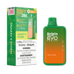Drip'n EVO 28K Snazzy S Storm Disposable Vape - DISPOSABLE - Mister Vapor