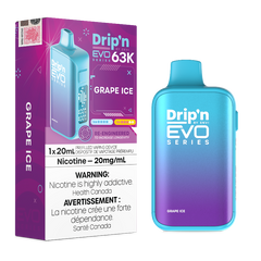 Envi Drip'n Evo 63K Disposable Vape - Grape Ice