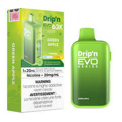 Envi Drip'n Evo 63K Disposable Vape - Green Apple