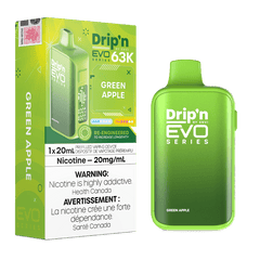 Drip'n Evo 63K by Envi Disposable Vape - Green Apple - DISPOSABLE - Mister Vapor