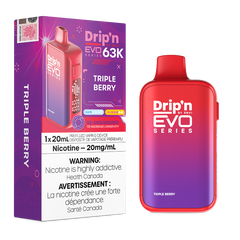 Envi Drip'n Evo 63K Disposable Vape - Triple Berry