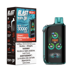 Grab now! Watermelon ice Drip'n fasta blast by envi disposable with ice blast mode and 30000 puffs. Available online and in store!