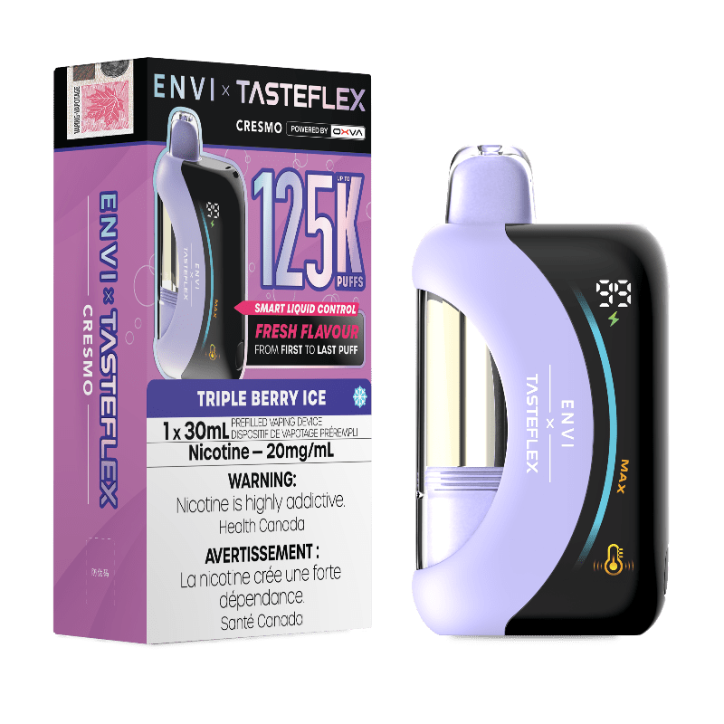 Envi x Tasteflex Cresmo 125k Disposable Vape - Triple Berry Ice - DISPOSABLE - Mister Vapor