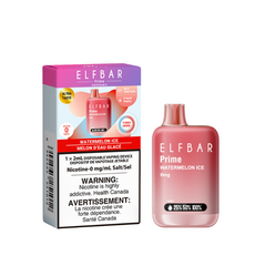 Elf Bar Prime 1800 Nicotine Free Disposable Vape - Watermelon Ice