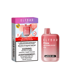 Elf Bar Prime 1800 Nicotine Free Disposable Vape - Watermelon Ice - DISPOSABLE - Mister Vapor