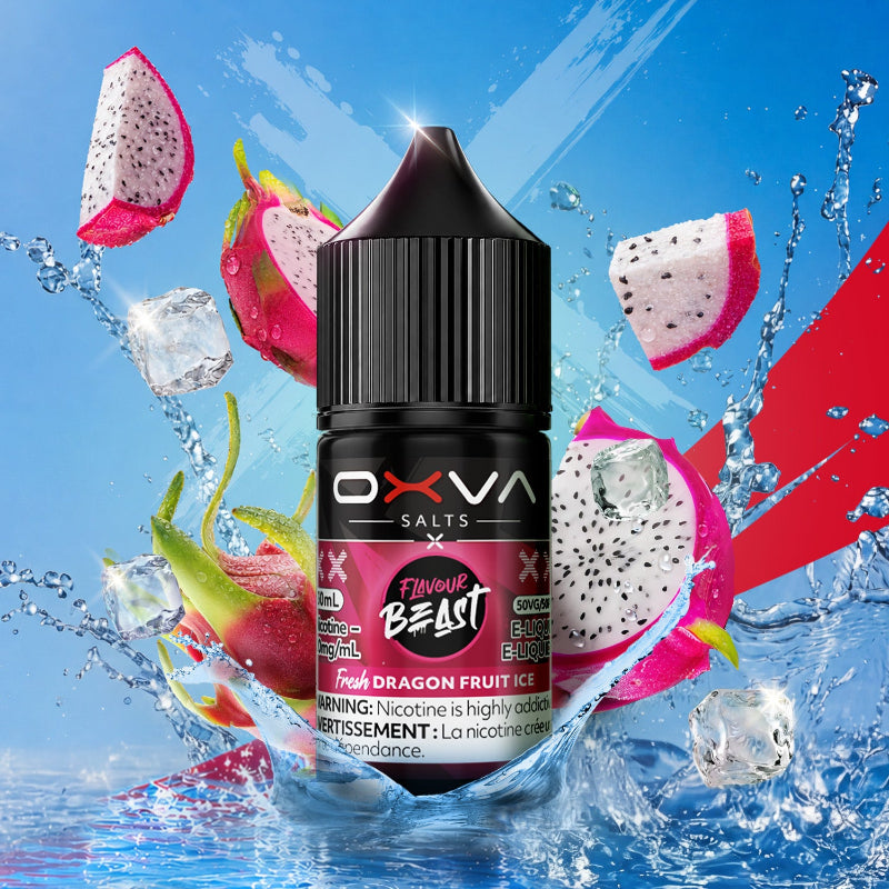 Flavour Beast x Oxva Nicotine Salts E-liquid - Fresh Dragon Fruit Ice