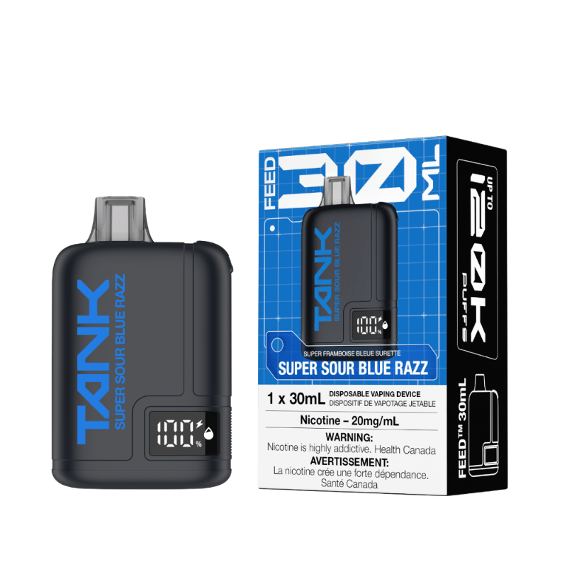 Feed Tank 120k - Super Sour Blue Razz Disposable Vape - DISPOSABLE - Mister Vapor