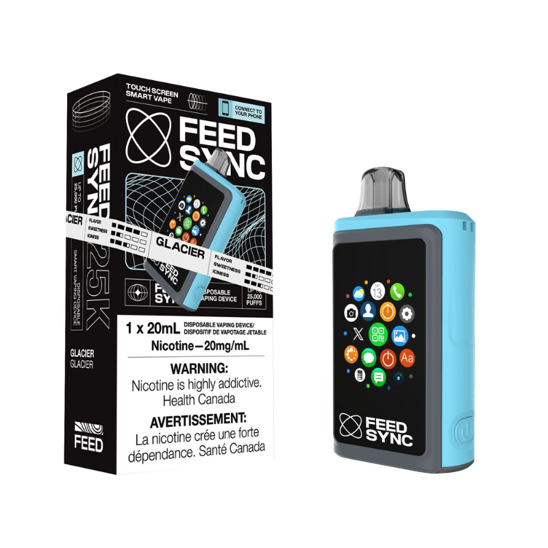 Feed Sync 25K Glacier Disposable Vape - DISPOSABLE - Mister Vapor