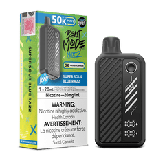 Beast Mode Max 2 50K Super S.Blue Razz Ice By Flavour Beast - DISPOSABLE - Mister Vapor