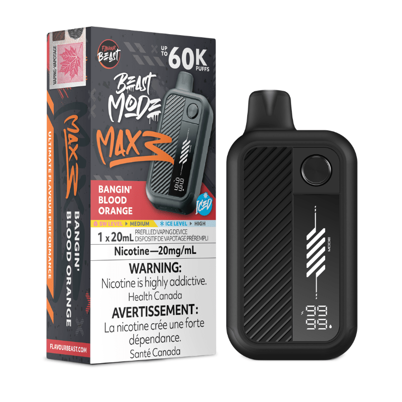 Flavour Beast - Beast Mode Max 3 60k Bangin' Blood Orange Iced Disposable Vape - DISPOSABLE - Mister Vapor