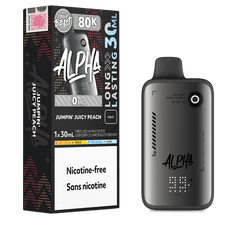 Flavour Beast Alpha 80K Disposable Vape Nicotine Free - Jumpin' Juicy Peach - DISPOSABLE - Mister Vapor
