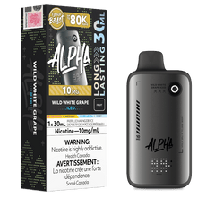 Flavour Beast Alpha 80K Disposable Vape 10MG - Wild White Grape Iced - DISPOSABLE - Mister Vapor