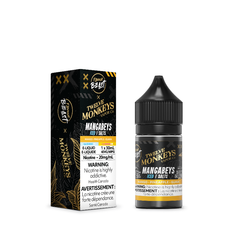 Flavour Beast x Twelve Monkeys E-Liquid Mangabeys Iced Salt